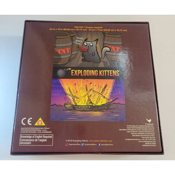 Exploding Kittens 300 Piece TNT Puzzle by Cardinal - Picture 2 of 3